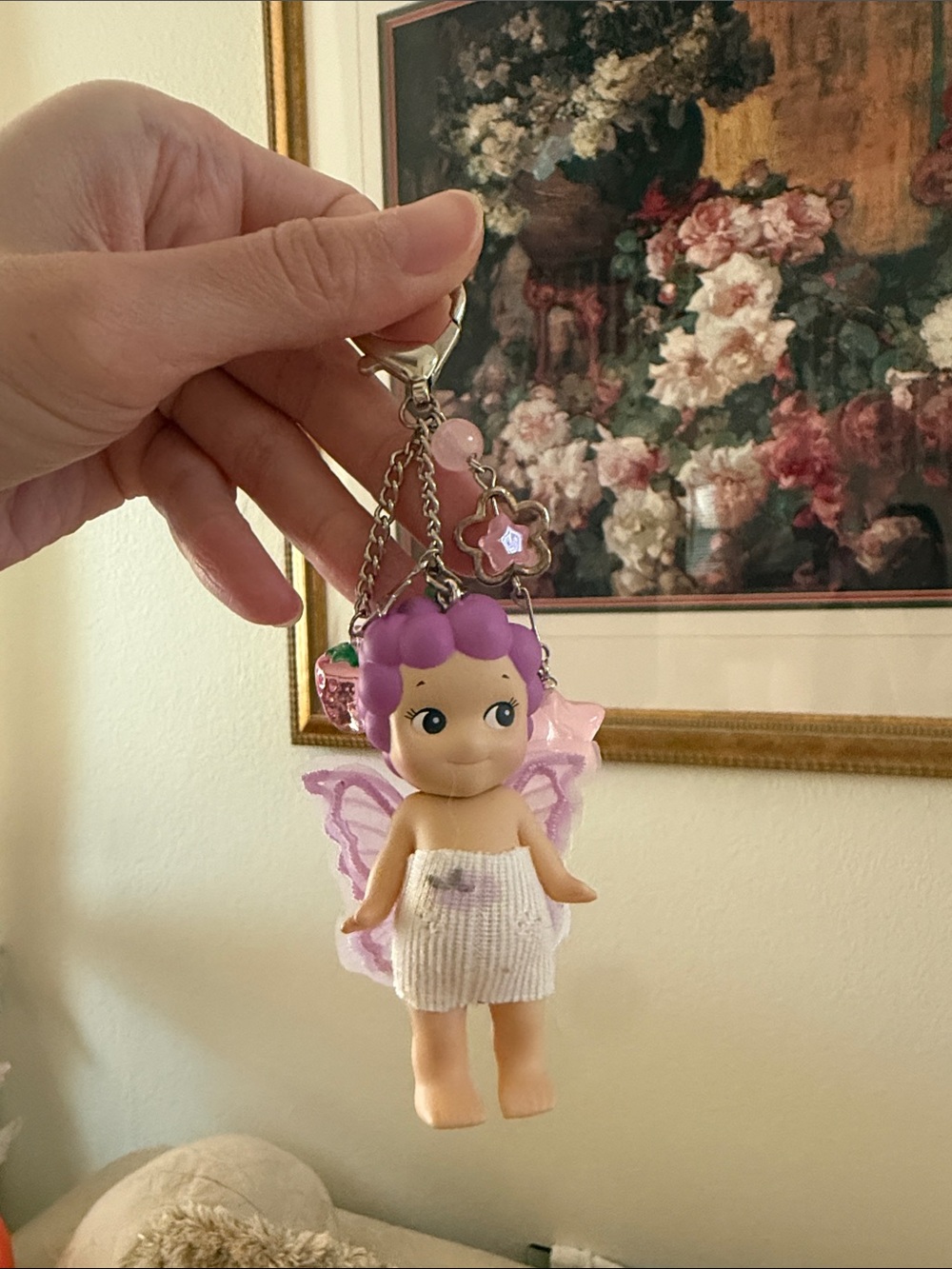 GRAPE SONNY ANGEL Purple Fairy Doll Keychain - Accessories